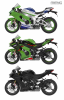 Meng Model MT-007 Kawasaki Ninja ZX-10R 1/9